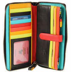 Женский разноцветный кошелек-клатч на молнии Visconti STR5 Corfu - Visconti