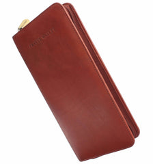 Коричневый кошелек для путешествий (тревелер) Visconti 1157 Polo (Brown) -  Visconti