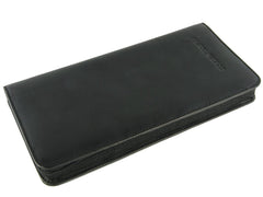 Черный кошелек для путешествий (тревелер) Visconti 1157 Polo (Black) - Visconti