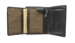 Черный мужской кошелек без застежки Visconti TSC44 Lucca (Black) -  Visconti