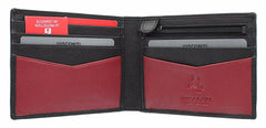 Маленький черно-красный мужской кошелек Visconti VSL20 Sword (Black/Red) - Visconti