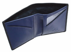 Маленький кошелек Visconti VSL21 Saber с защитой RFID (black-cobalt) - Visconti