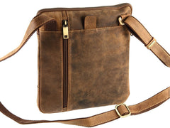 Небольшая мужская сумка на плечо Visconti 15056 Roy (Oil Tan) - светло-коричневая -  Visconti