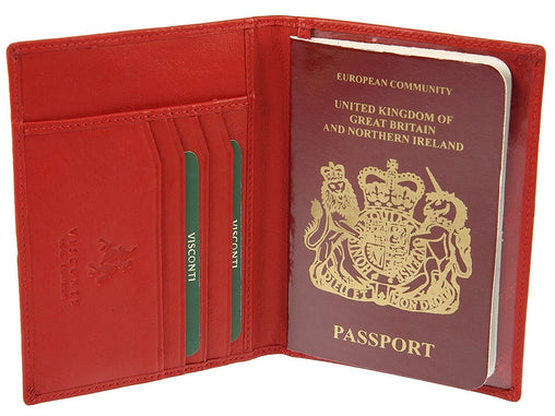 Обложка на паспорт Visconti 2201 (red) -  Visconti