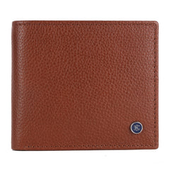 Коричневий чоловічий гаманець із гладкої шкіри Brampton London Plutus 31975 Tan (Рудий)