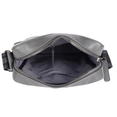 Мужская сумка на плечо Brampton London Crossflow  64405 GREY (серая)