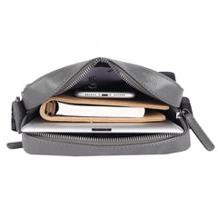 Мужская сумка на плечо Brampton London Crossflow  64405 GREY (серая)