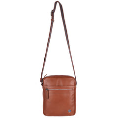 Мужская сумка на плечо Brampton London Crossflow  64405 TAN (рыжий)