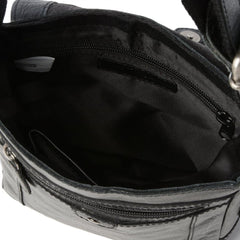 Мужская сумка на плечо Ashwood 8341 Black (черный)