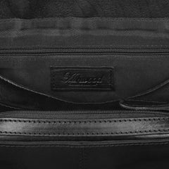 Чоловічі сумки на плече Ashwood 8342 Black (чорний)