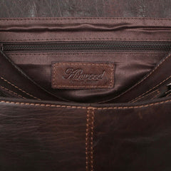 Чоловіча сумка на плече Ashwood 8342 BRN (коричнева)