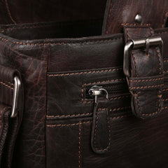 Мужская сумка на плечо Ashwood 8342 BRN (коричневая)