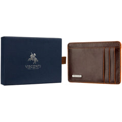 Картхолдер Visconti ALP91 Brown Monaco - RFID Card Holder