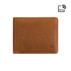 Світло-коричневий чоловічий гаманець Visconti DRW40 Newton (Oak Tan)