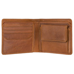 Світло-коричневий чоловічий гаманець Visconti DRW40 Newton (Oak Tan)