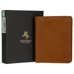 Світло-коричневий чоловічий гаманець Visconti DRW41 Galen (Oak Tan)