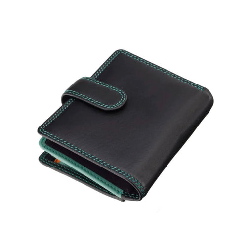 Чорний компактний жіночий гаманець Visconti RB40 BLK/RHUMBA