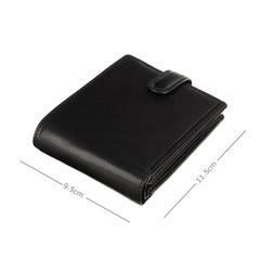Чорний чоловічий гаманець Visconti MZ5 Rome (black)