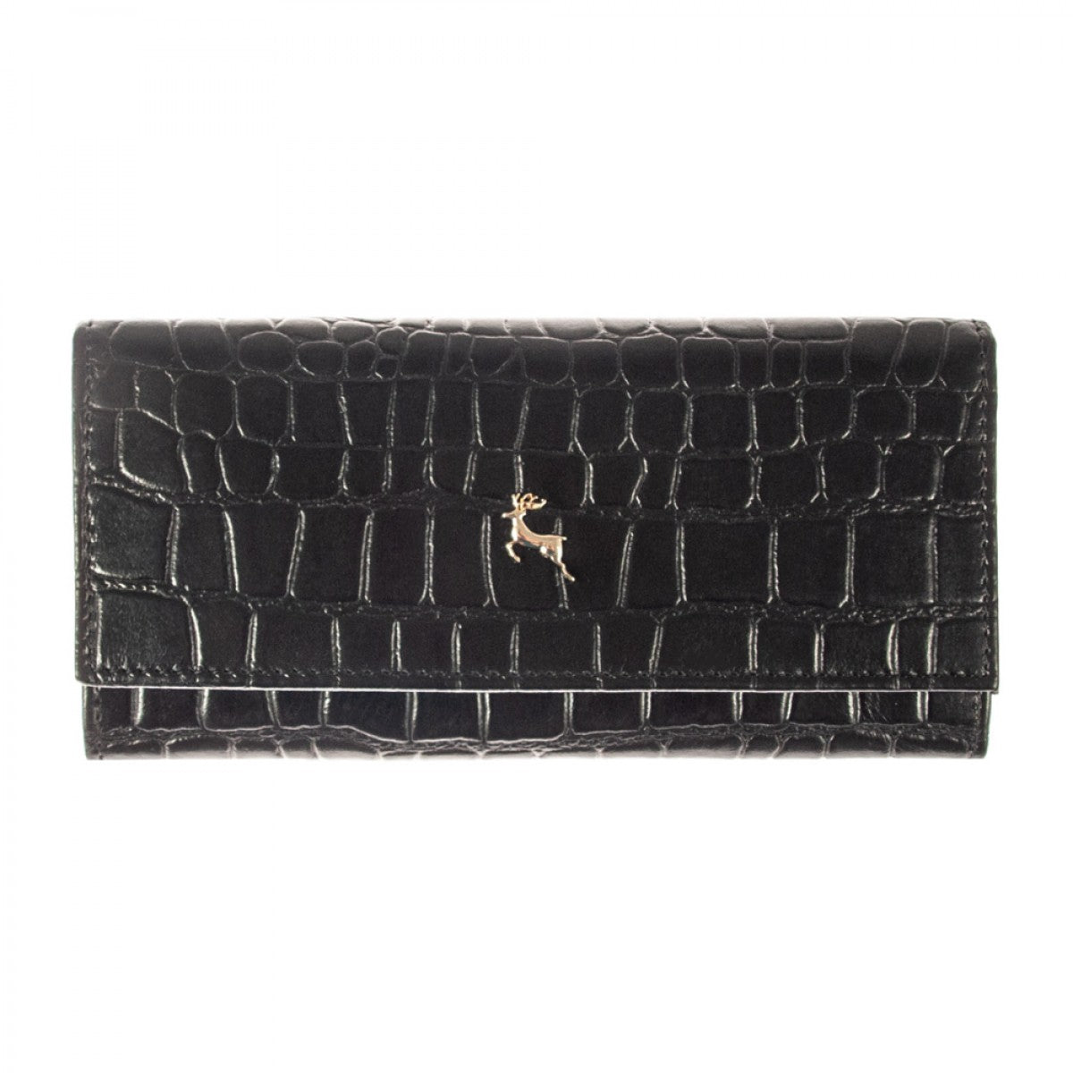 Класичний жіночий гаманець Ashwood C05 BLACK (Чорний)