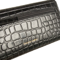 Класичний жіночий гаманець Ashwood C05 BLACK (Чорний)