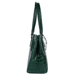 Жіноча шкіряна сумка зеленого Ashwood C54 Green