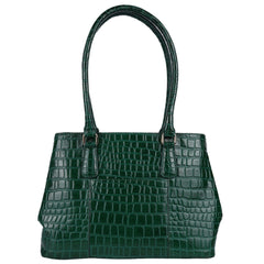 Жіноча шкіряна сумка зеленого Ashwood C54 Green