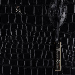 Женская вместительная кожаная сумка Ashwood  C56 BLACK