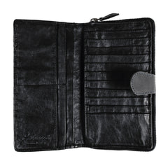 Женский кошелек ASHWOOD D84 Black