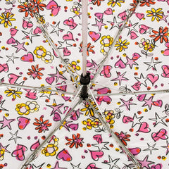 Зонт женский Fulton Superslim-2 L553 Sketch Heart (Эскиз сердца)