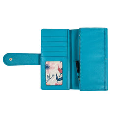 Жіночий гаманець клатч Ashwood J53 BLUE ATOLL (Синій)