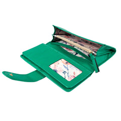 Жіночий гаманець клатч Ashwood J53 GUMDROP-GREEN (Зелений)