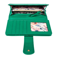 Женский кошелек клатч Ashwood J53 GUMDROP-GREEN (Зеленый)