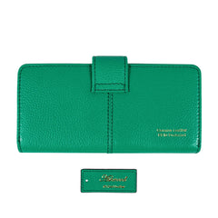 Женский кошелек клатч Ashwood J53 GUMDROP-GREEN (Зеленый)