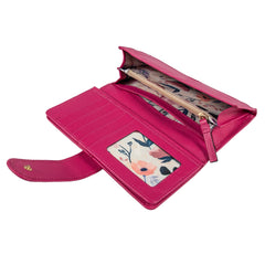 Жіночий гаманець клатч Ashwood J53 RASPBERRY-SORBET (Ягідний)