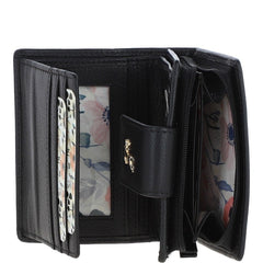 Невеликий жіночий гаманець Ashwood J55 BLACK (Чорний)