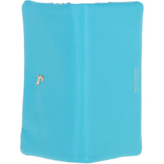 Жіночий гаманець на кнопці ASHWOOD J56 BLUE ATOLL (Синій)