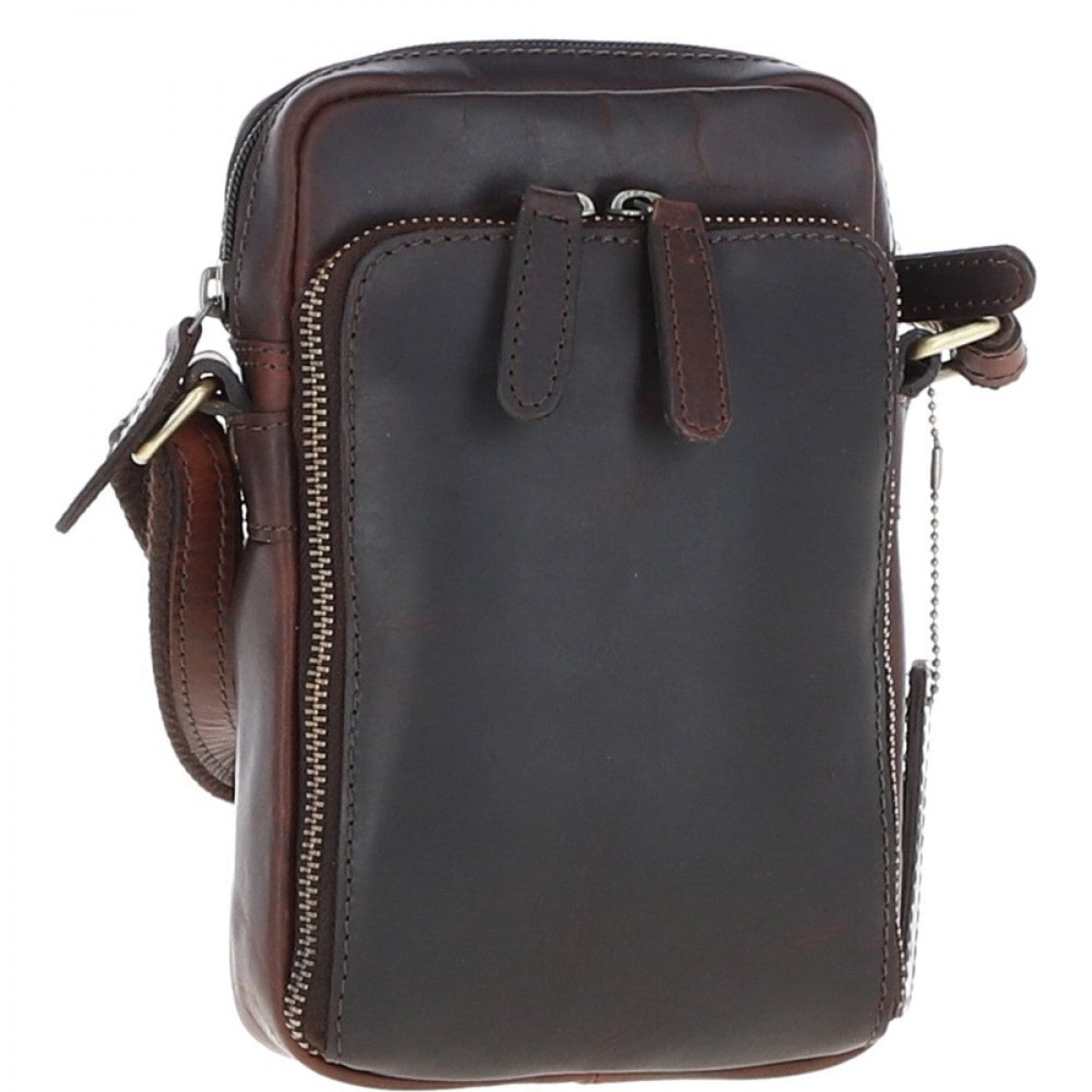 Маленька сумка коричнева Ashwood K41 Brown
