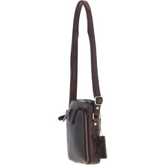 Маленькая коричневая сумка Ashwood K41 Brown