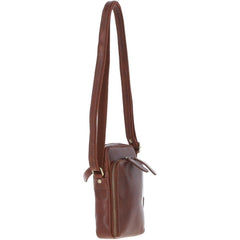 Маленька сумка коньячного кольору Ashwood K41 Chestnut (Каштановий)