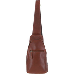 Мужская сумка-слинг Ashwood K43 CHESTNUT