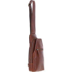 Чоловіча сумка-слінг Ashwood K43 CHESTNUT