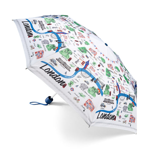 Зонт женский Fulton L354 Minilite-2 London map (Карта Лондона)