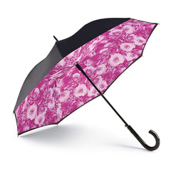 Парасолька-тростина жіноча Fulton Bloomsbury-2 Neon Floral (Неонові квіти)