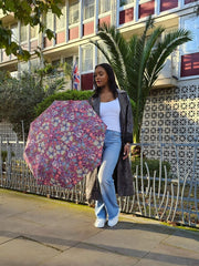 Зонт женский Fulton L907 Golden Lily Pink