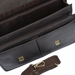 Портфель Ashwood Gareth Briefcase Brown (Коричневый)