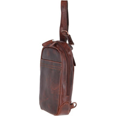 Чоловіча сумка-слінг Ashwood PERRY Vintage Tan (коричнева)