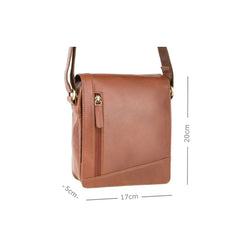 Маленькая светло-коричневая сумка Visconti S7 (tan)