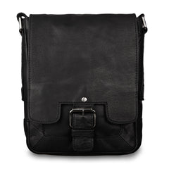 Мужская сумка на плечо Ashwood 8341 Black (черный)