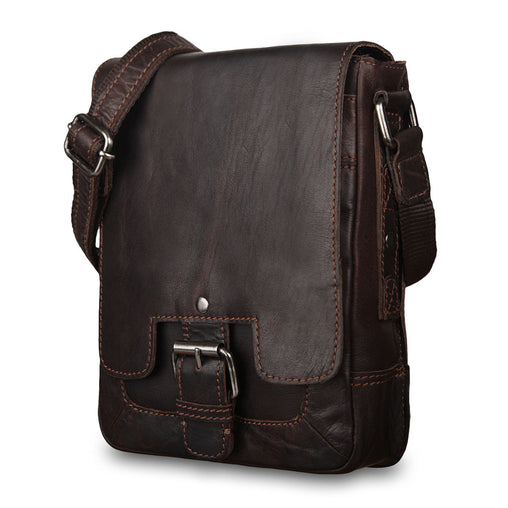 Мужская сумка на плечо Ashwood 8341 Brown(коричневый)