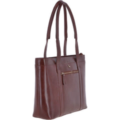 Женская коричневая сумка Ashwood V23 CHESTNUT